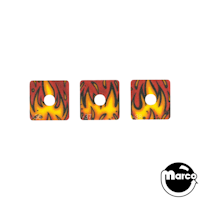 AC/DC PREM / LE (Stern) 3pc Fire Target Decal Set