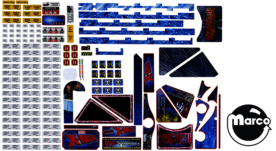 X-MEN LE (Stern) Decal Set