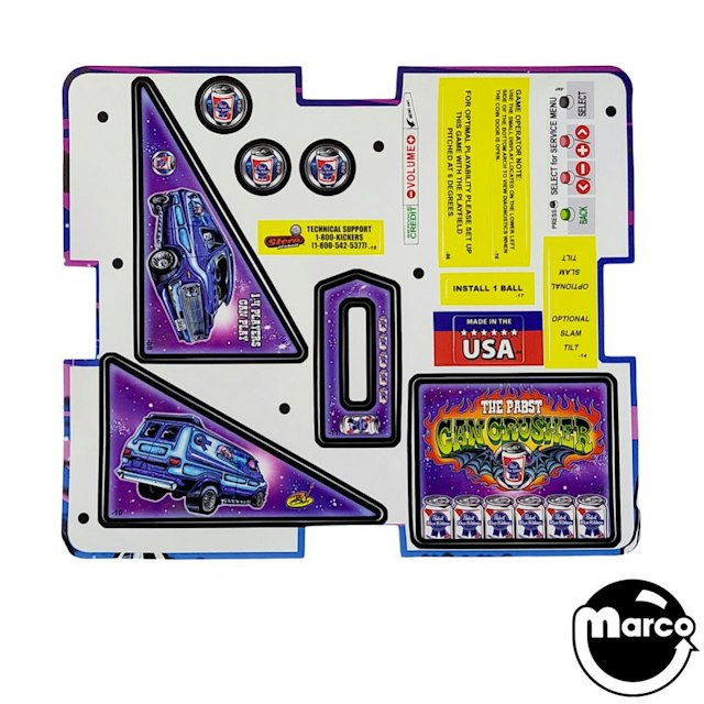 Partial Decal Set for Pabst Can Crusher
