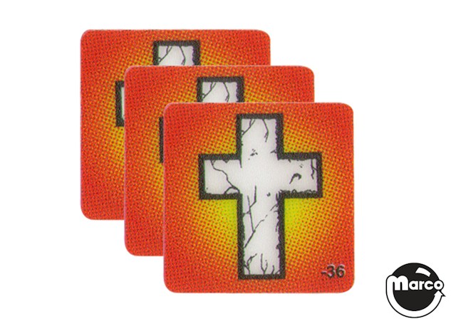 METALLICA (Stern) Cross drop target decal