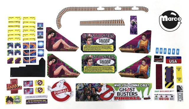 GHOSTBUSTERS PRO (Stern) Decal set