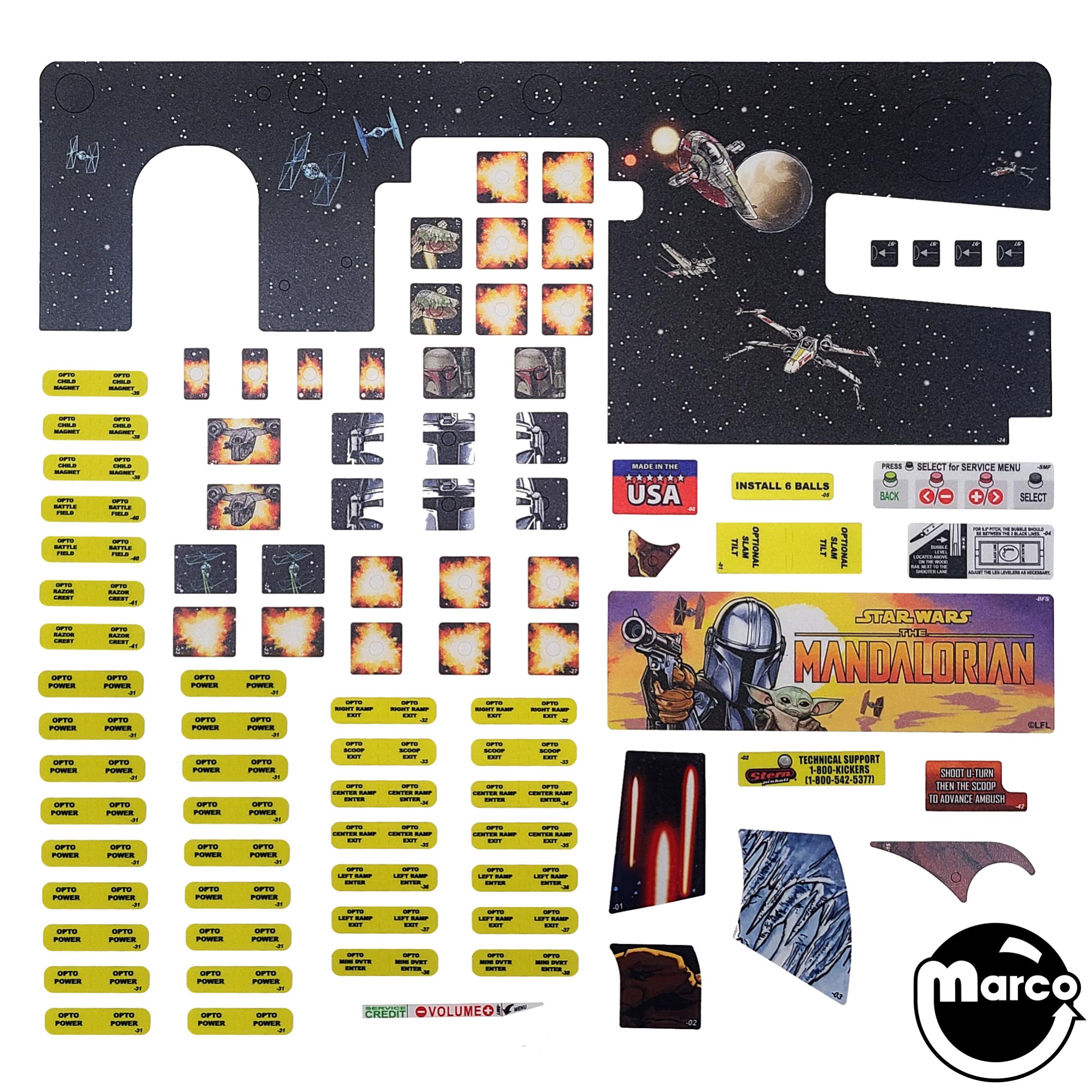 THE MANDALORIAN PRO, PRE, & LE (Stern) Decal set