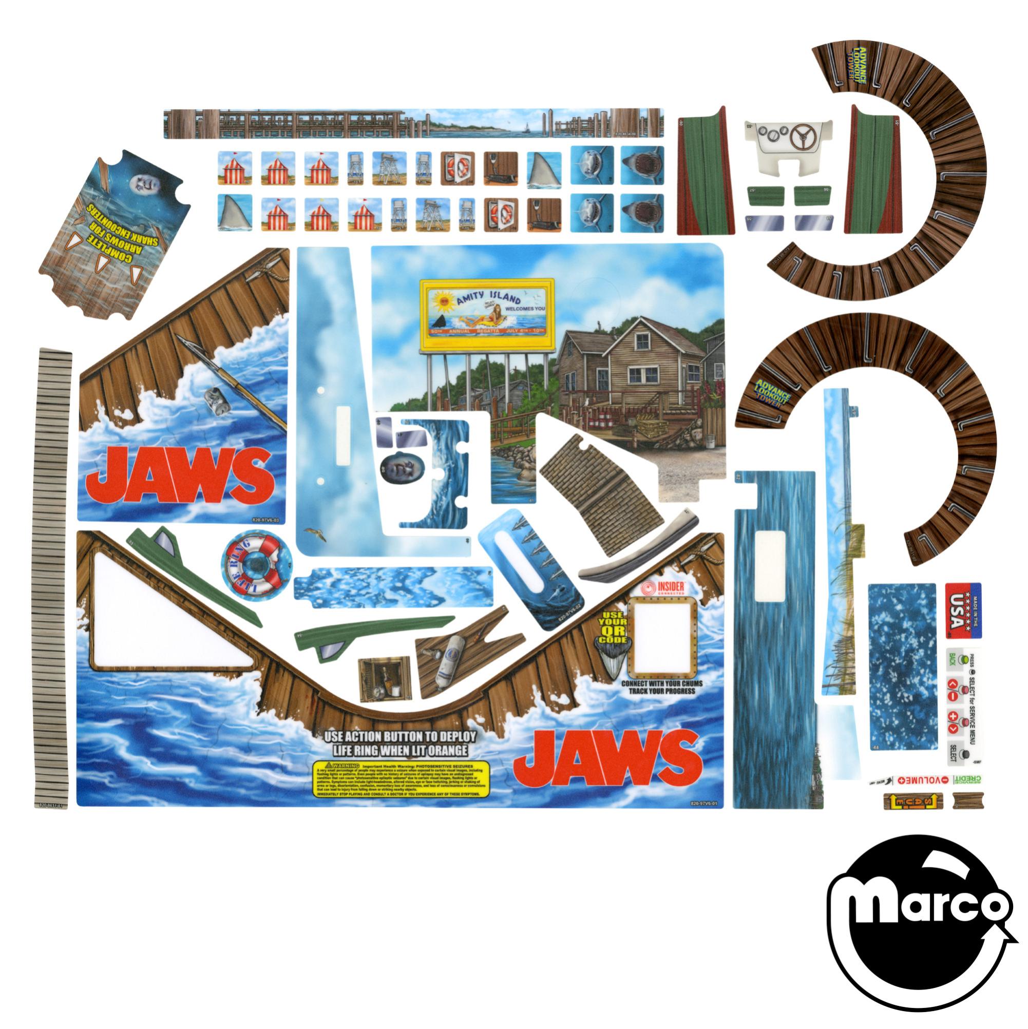 JAWS PRE/LE (Stern) Decal Set