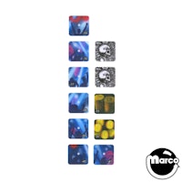 John Wick (Stern) 11pc Target Decal Set