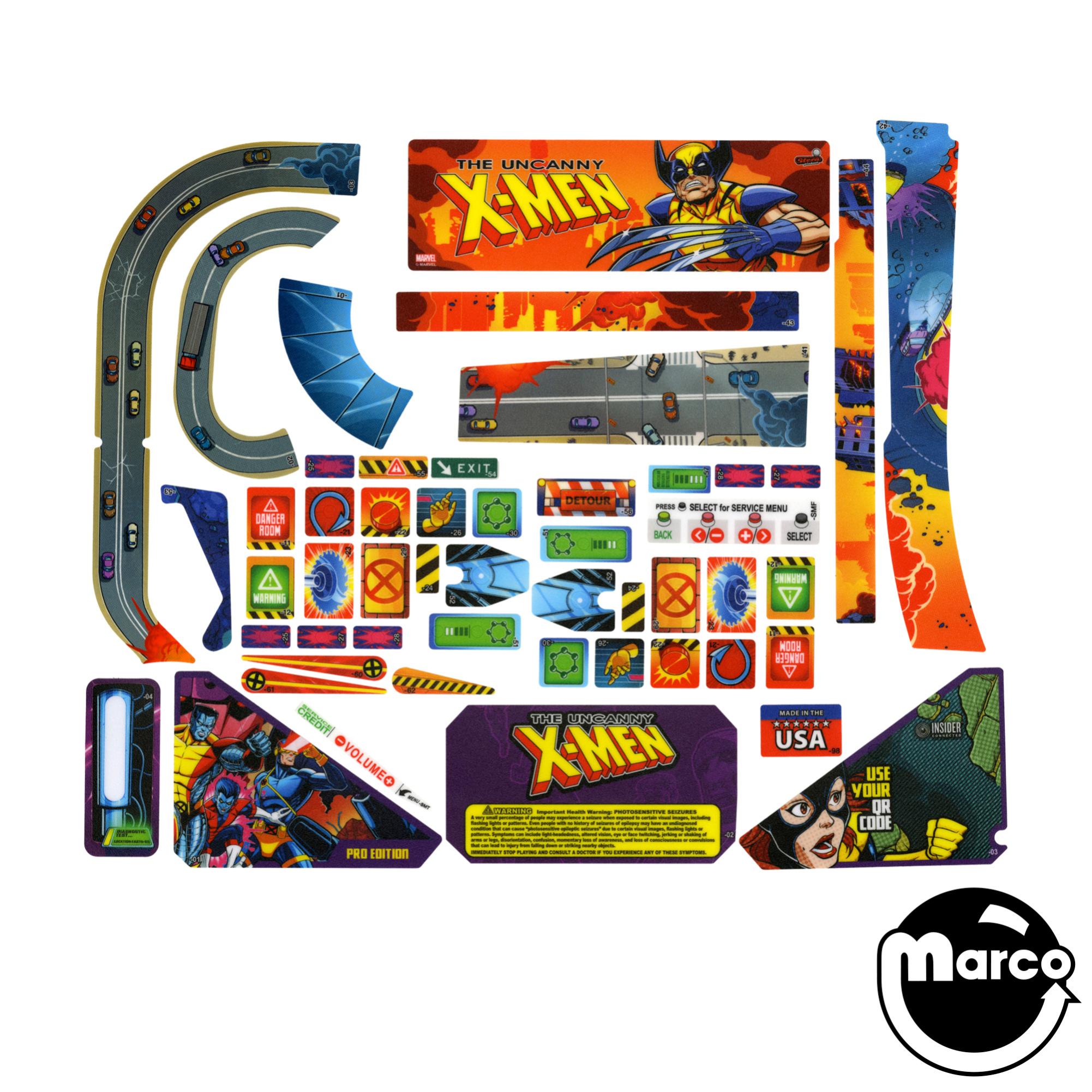 UNCANNY X-MEN PRO (Stern) Decal Set