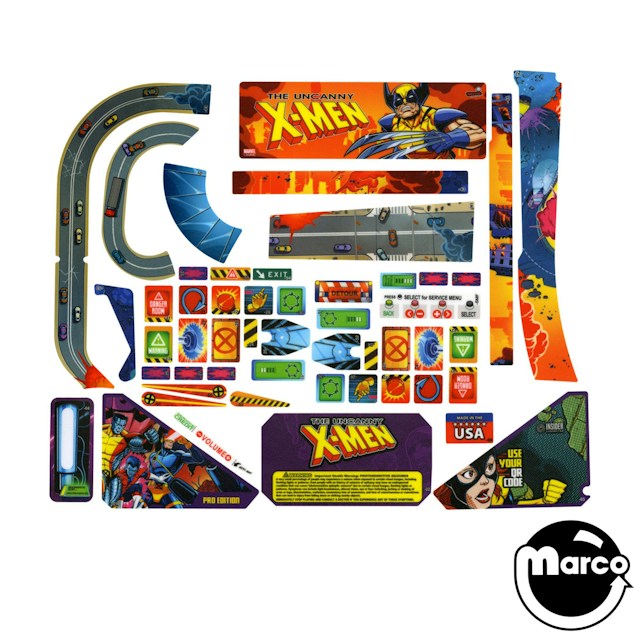 UNCANNY X-MEN PRO (Stern) Decal Set