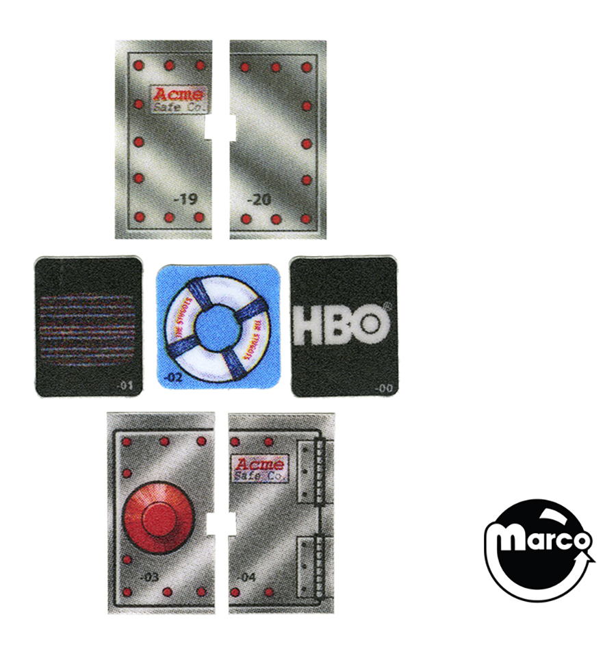 SOPRANOS (Stern) Decal set Lexan