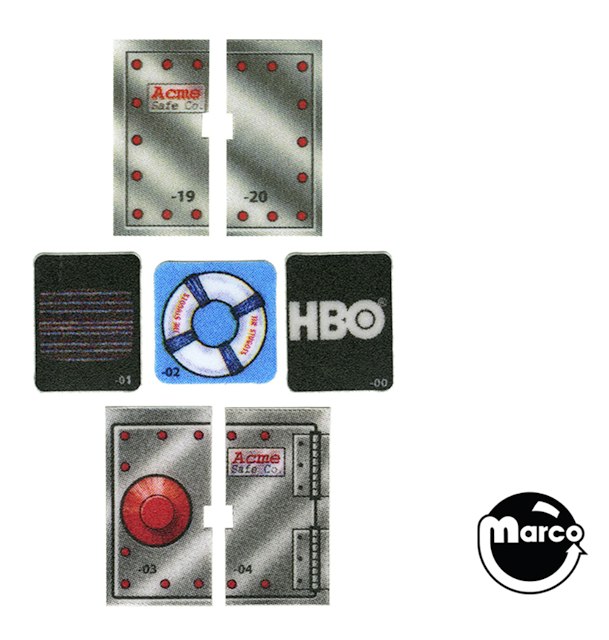 SOPRANOS (Stern) Decal set Lexan