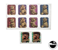 SHREK (Stern) Decals drop targets