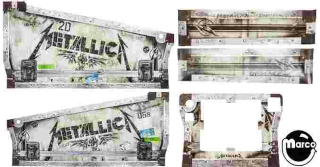 METALLICA LE ROAD CASE (Stern) Cabinet decals 820-66E3-03