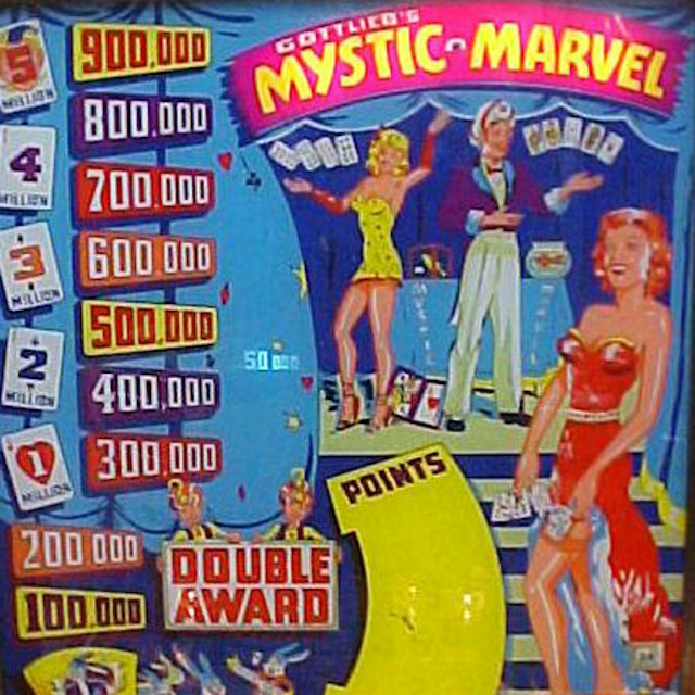 MYSTIC MARVEL Pinball GX803