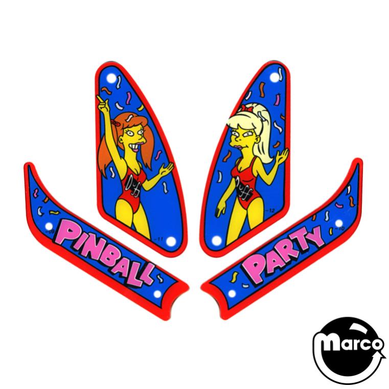 SIMPSONS PINBALL PARTY (Stern) Easy break plastic set