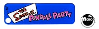 SIMPSONS PINBALL PARTY (Stern) Key fob plastic