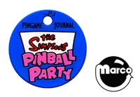 SIMPSONS PINBALL PARTY (Stern) Key fob