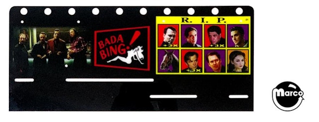 SOPRANOS (Stern) Backpanel Plastic