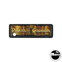 PIRATES CARIBBEAN (Stern) Promotional Plastic Keyfob No.1