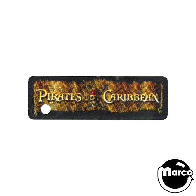 PIRATES CARIBBEAN (Stern) Promotional Plastic Keyfob #1