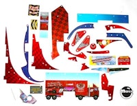 DALE JR (Stern) Plastic set