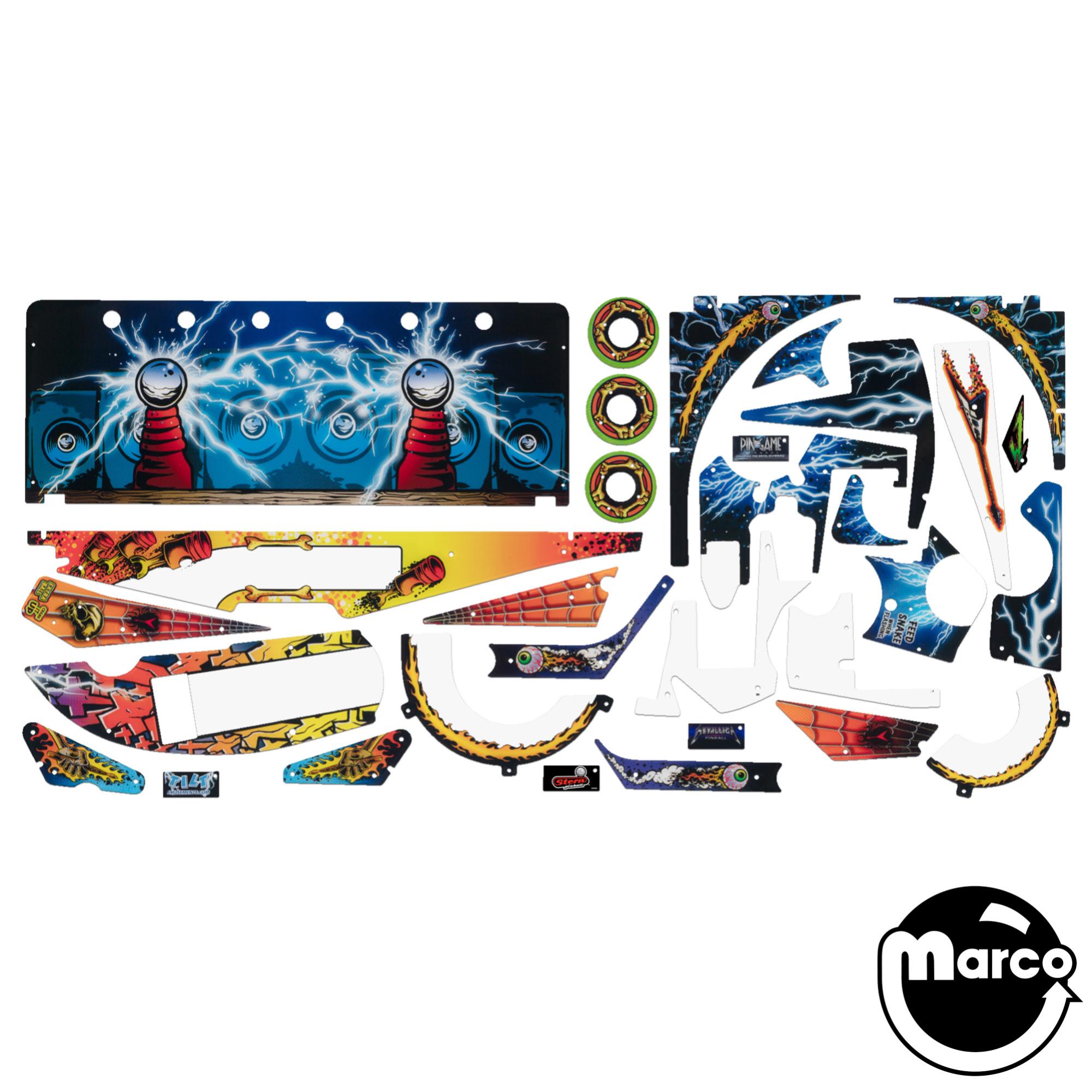 803-5000-E1 - METALLICA PRO (Stern) Plastic set - Marco