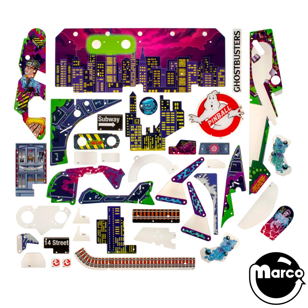 803-5000-H6 - GHOSTBUSTERS PREMIUM (Stern) Plastic set - Marco