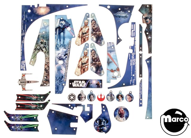 STAR WARS PRO (Stern) Plastic set