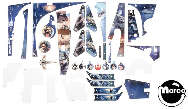 STAR WARS PREMIUM LE (Stern) Plastic set