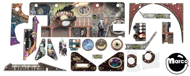 MUNSTERS PRO (Stern) Plastic set