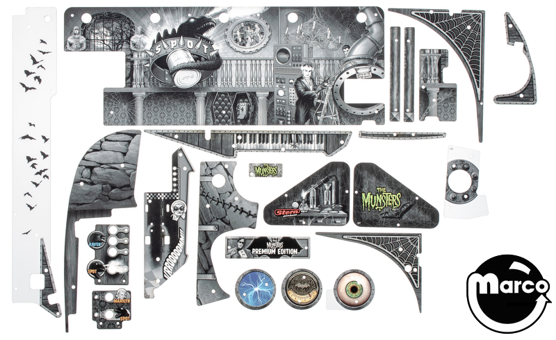 MUNSTERS PREMIUM (Stern) Plastic set