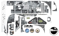 MUNSTERS PREMIUM (Stern) Plastic set