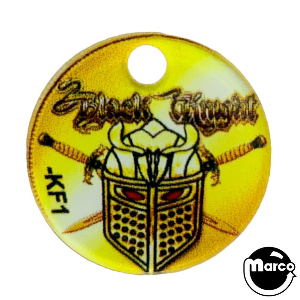 BLACK KNIGHT SOR PRO (Stern) promotional plastic Key Fob