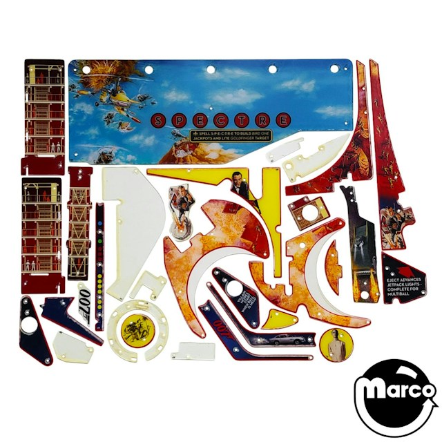 007 JAMES BOND Pro (Stern) Playfield Plastics Set