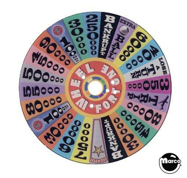 WHEEL OF FORTUNE (Stern) Wheel kit