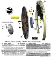 WHEEL OF FORTUNE (Stern) Wheel kit