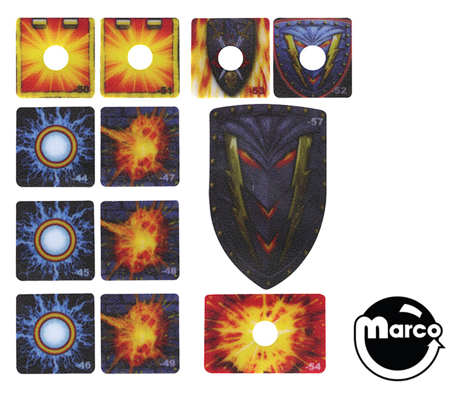 BLACK KNIGHT SOR (Stern) Decal - target set
