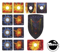 BLACK KNIGHT SOR (Stern) Decal - target set