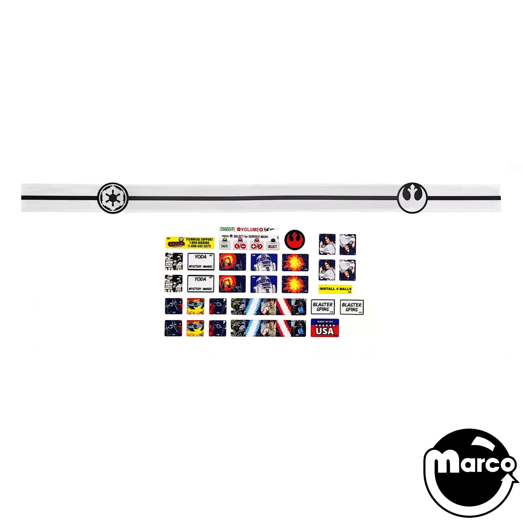 STAR WARS COMIC PIN™ (STERN) Decal Set