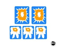 TORPEDO ALLEY (Data East) Decal targets