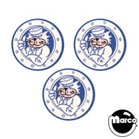 TORPEDO ALLEY (Data East) Decal pop bumper cap