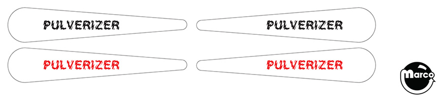 Decal - flipper pulverizer