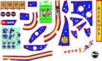 MONDAY NIGHT FOOTBALL (DE) Decal set