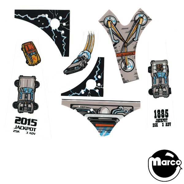 820-5042-RAMP - BACK TO THE FUTURE (DE) Ramp Decal Set (7) - Marco