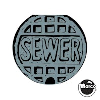 TEENAGE TURTLES (Data East) Decal manhole
