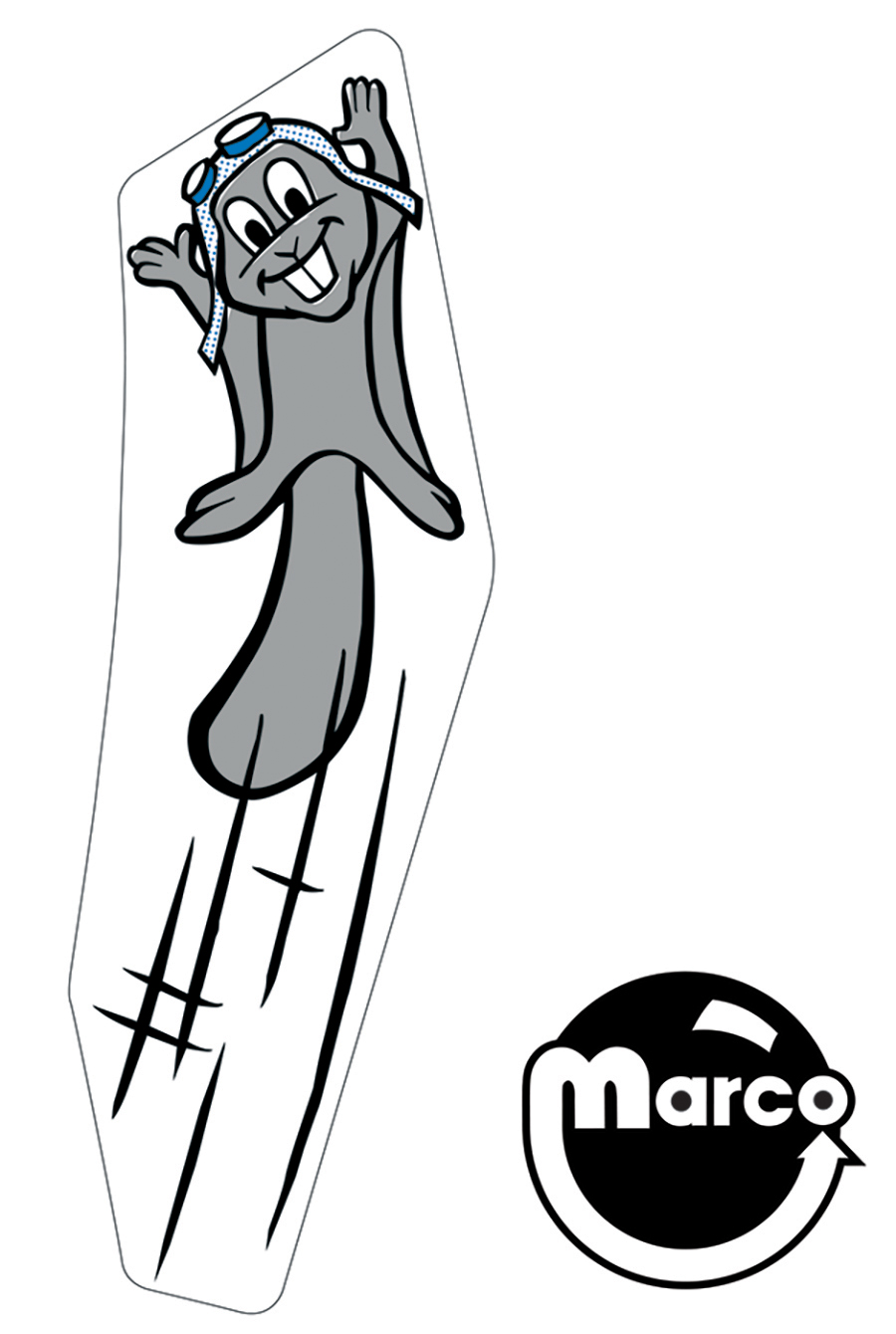 ROCKY & BULLWINKLE (DE) Decal ramp
