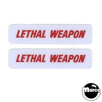 LETHAL WEAPON (DE) Gun decal