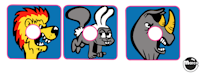 ROCKY & BULLWINKLE (DE) Decal set stationary targets