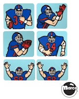 MONDAY NIGHT FOOTBALL (DE) Decals spinner target