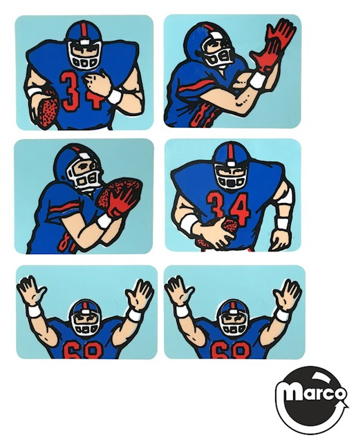 MONDAY NIGHT FOOTBALL (DE) Decals spinner target