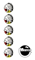 BACK TO THE FUTURE (DE) 5 TARGET DECAL