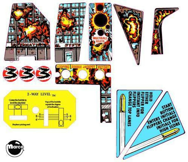 LETHAL WEAPON (DE) Decal set