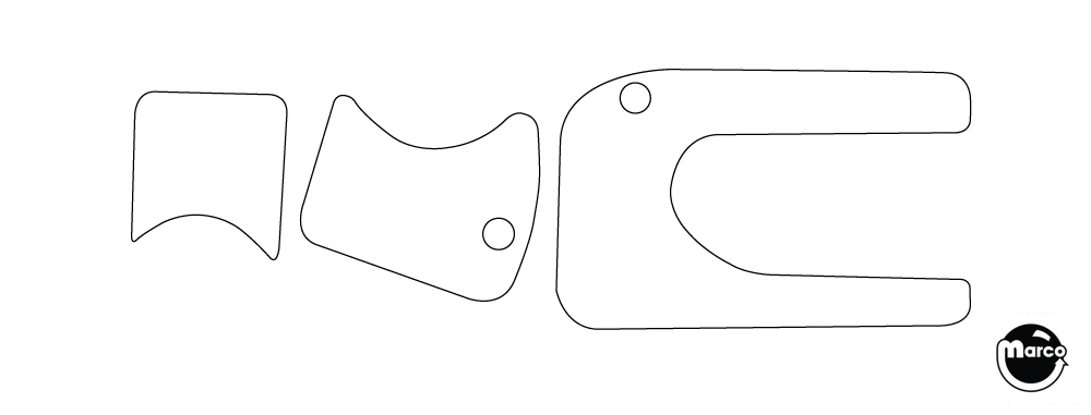LORD OF THE RINGS (Stern) Mylar hole shields